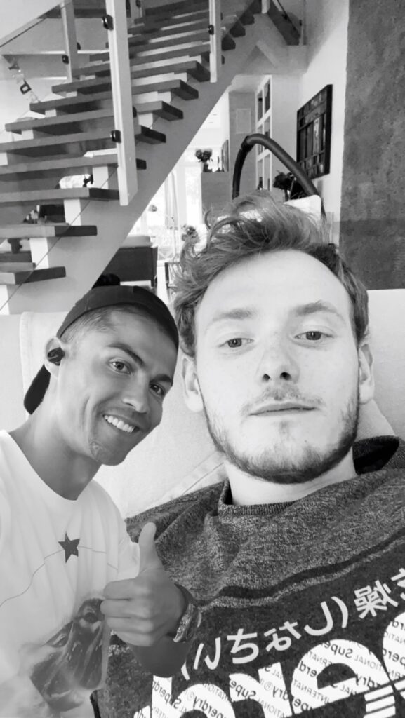Me and Cristiano Ronaldo